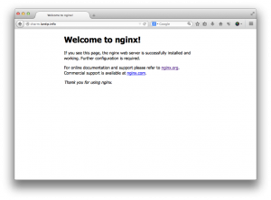 Nginx Welcome